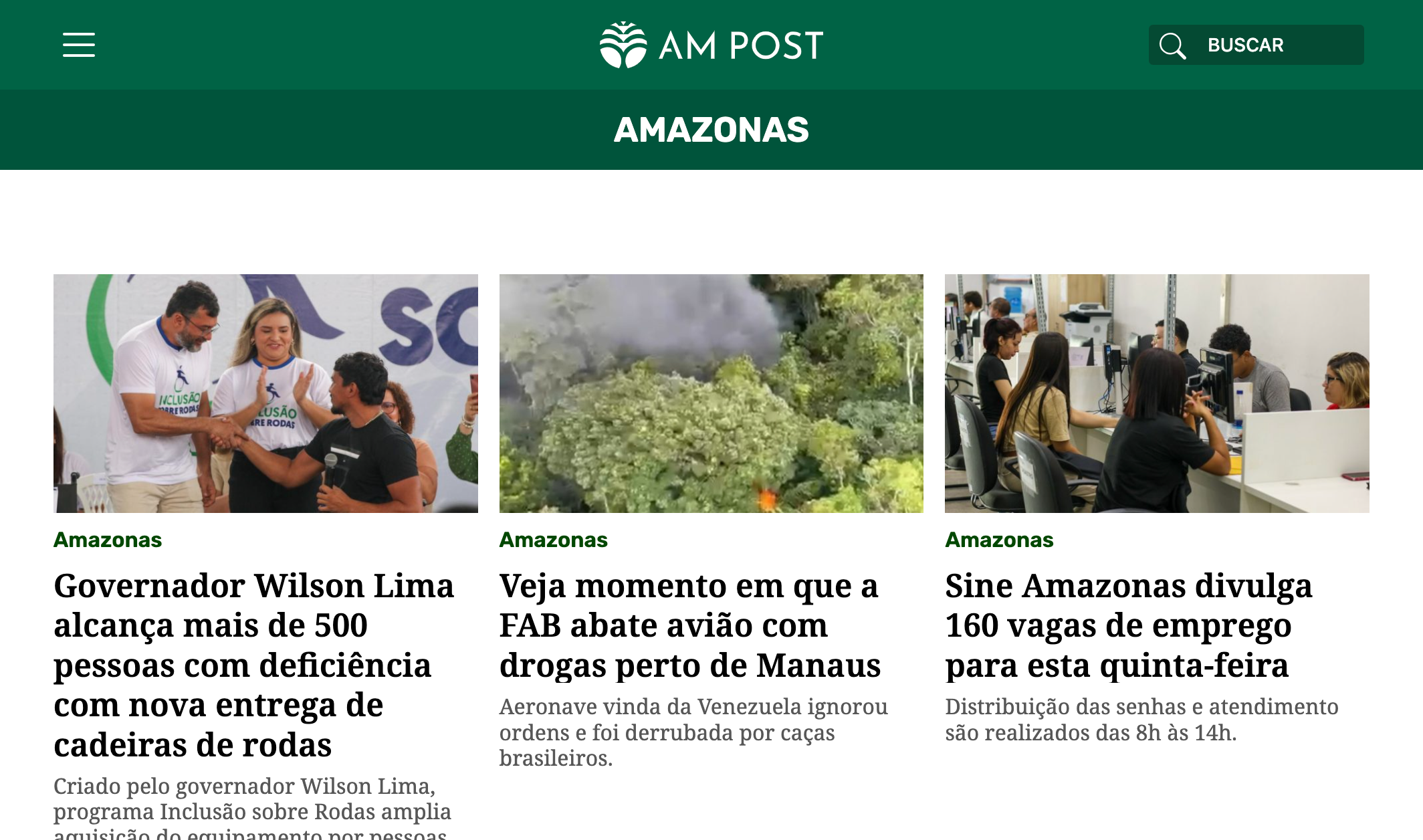 Página de categoria