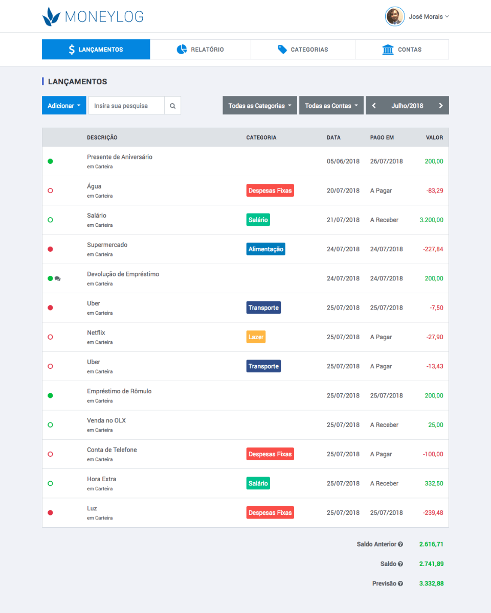 Moneylog