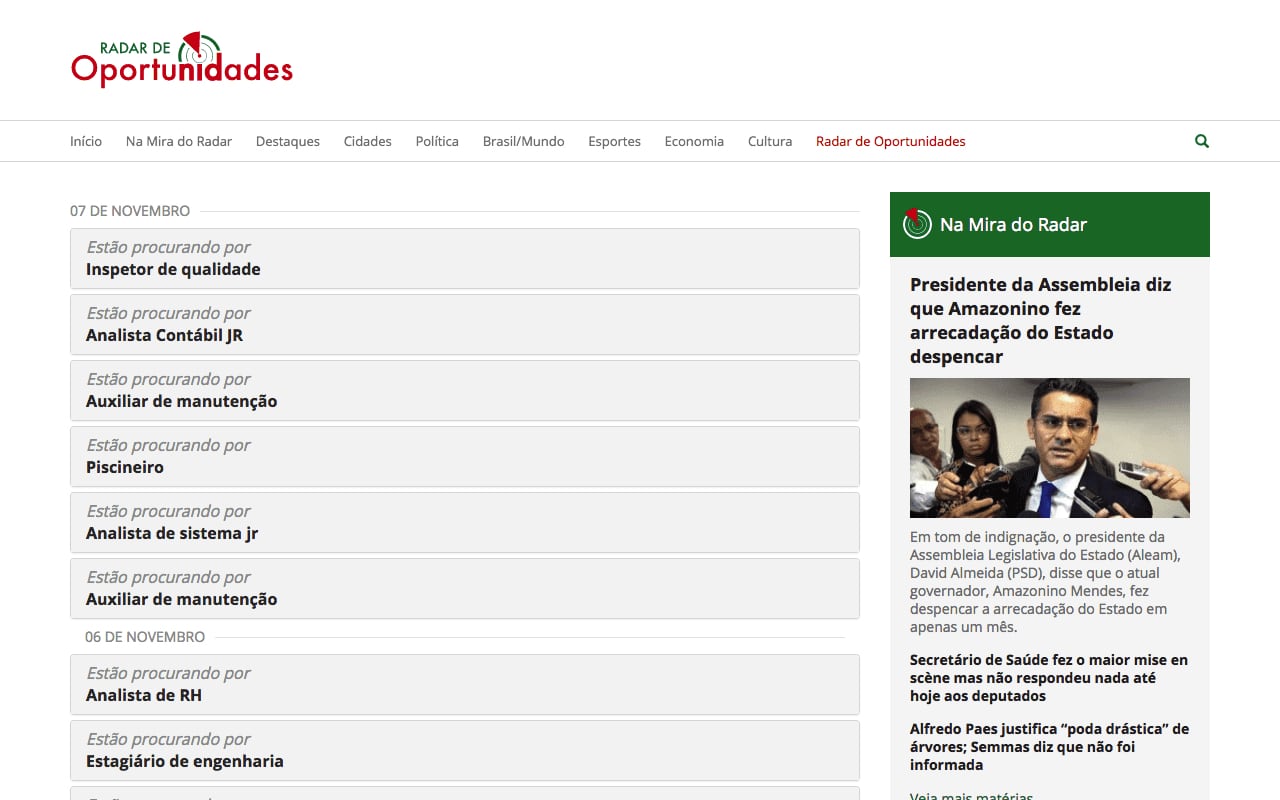 Radar de Oportunidades