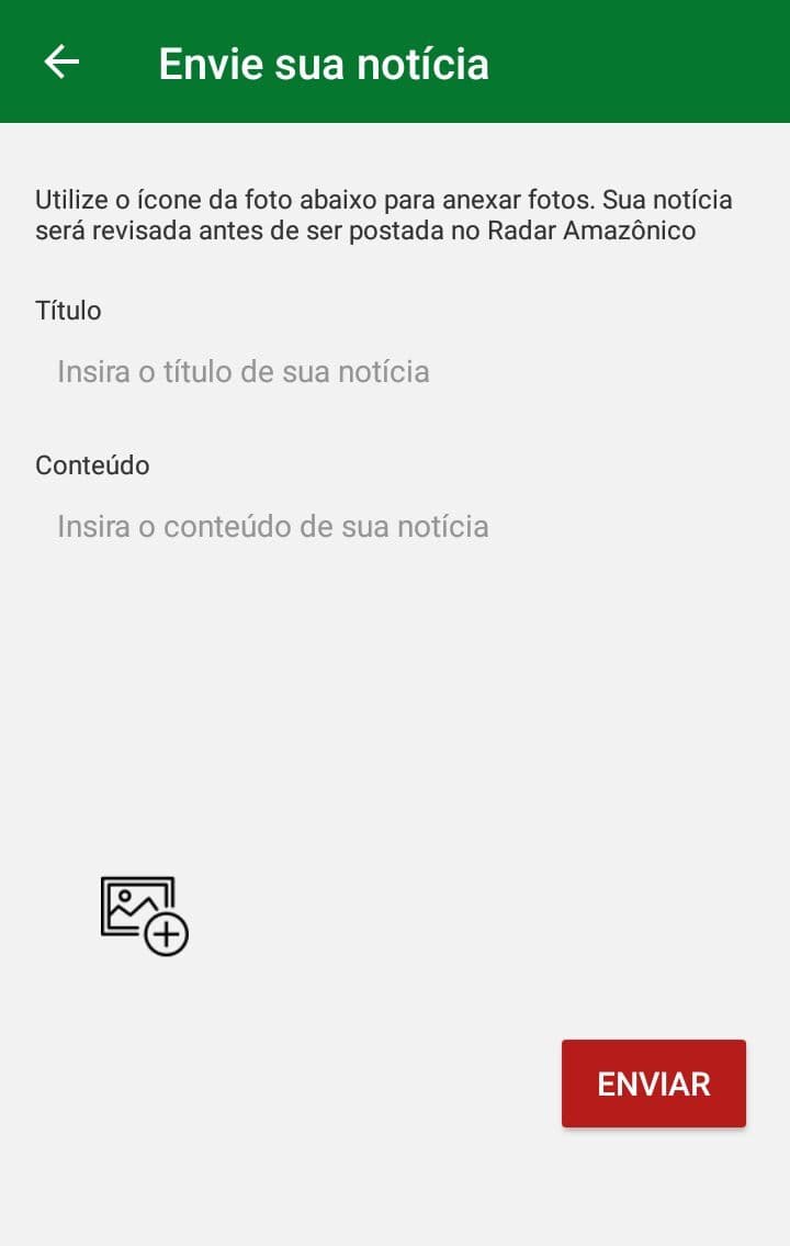 Mande sua Notícia