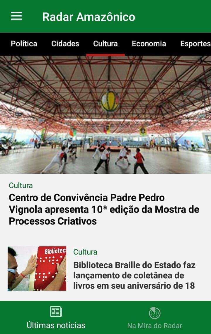 Página de Notícias